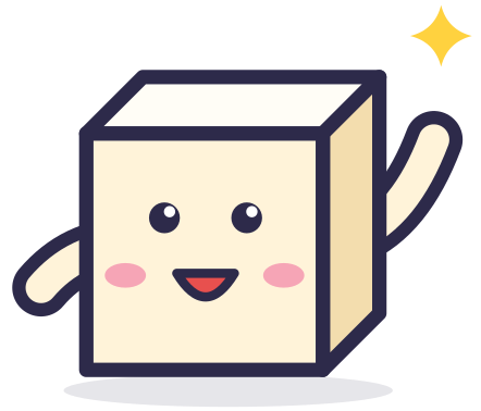 Tofu, the Tofu Labs mascot, waving